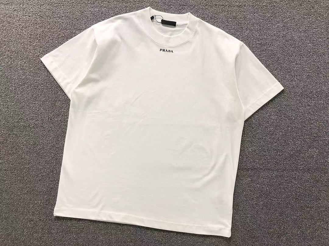 Prada 108 P⭐A⭐A T-SHIRT 42042901133 (Im 170Cm 60Kg I Wear Size 2XL In The Phot) - Image 7