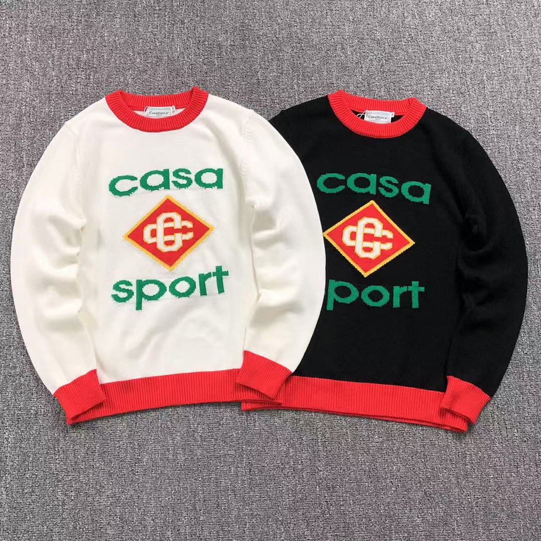 Casablanca 145 CASABLANCA SWEATER 212061148 (Im 170Cm 57Kg I Wear Size M In The Phot)