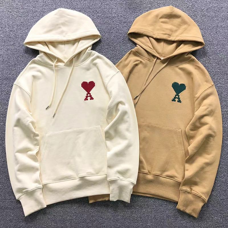AMI 188 AMI HOODIE 22082707001 (Im 170Cm 60Kg I Wear Size M In The Phot)