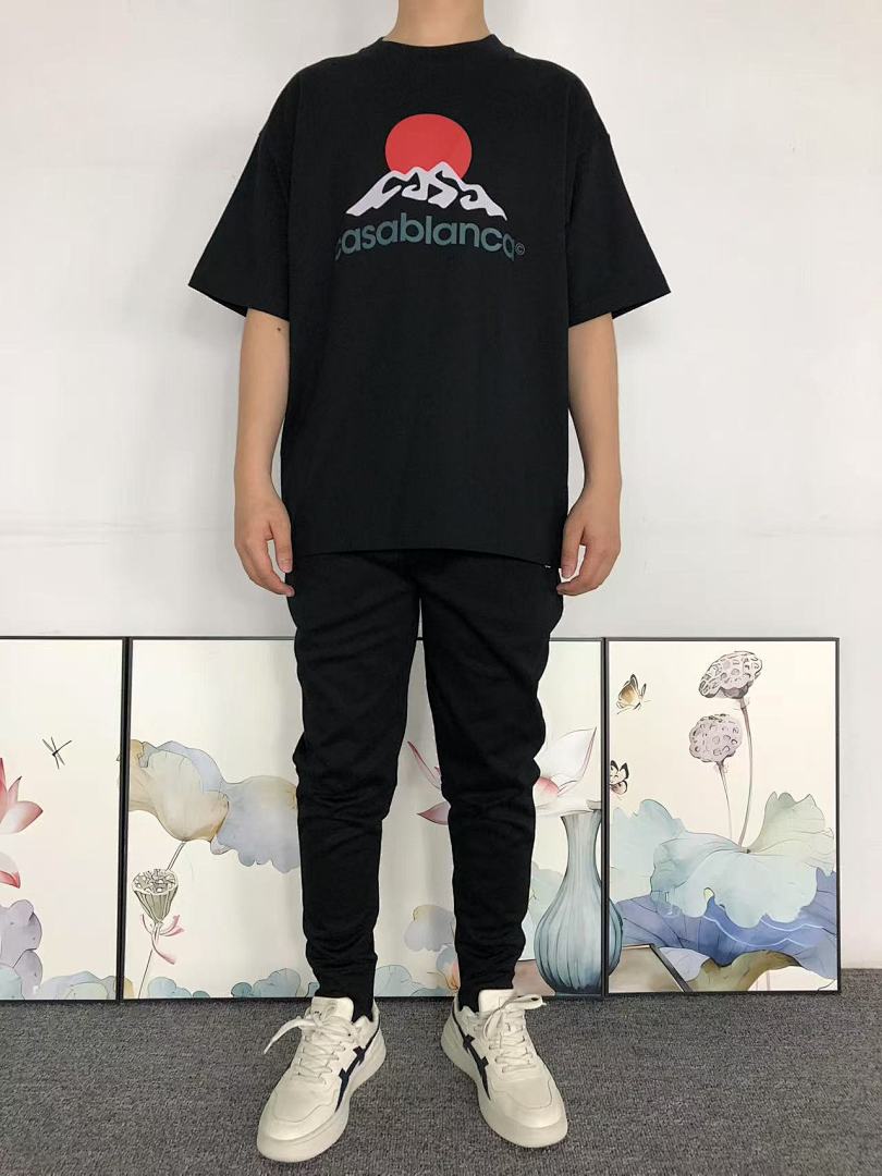 Casablanca 98 CASABLANCA T-SHIRT 41061910127 (Im 170Cm 60Kg I Wear Size S In The Phot) - Image 4
