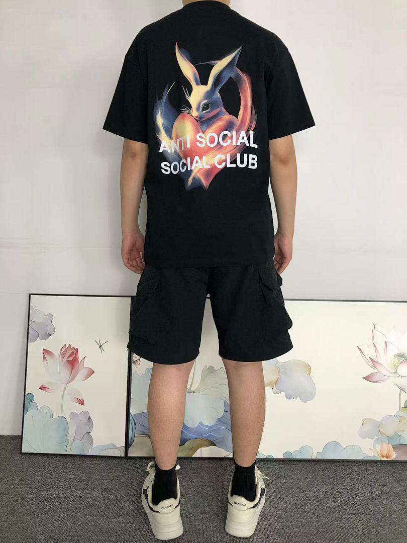 Christian Louboutin 85 ANTI SOCIAL CLUB T-SHIRT 218222702 (Im 170Cm 60Kg I Wear Size M In The Phot) - Image 4