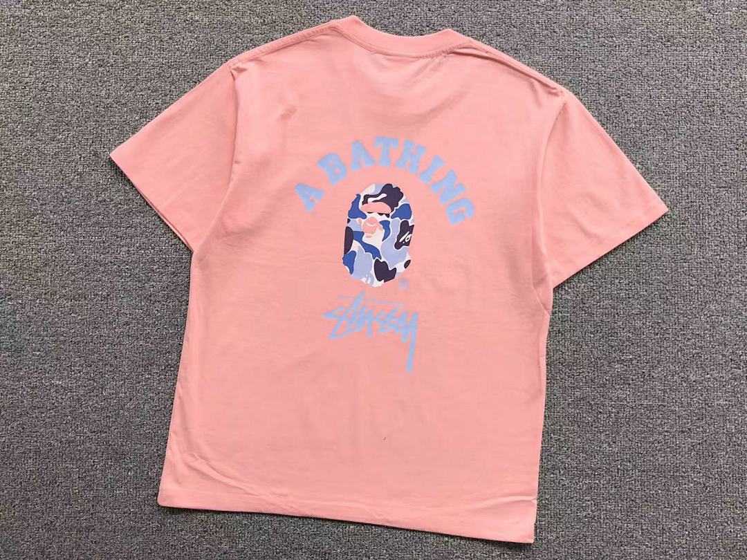Bape 78 BAPE STUSSY T-SHIRT 1102090942 (Im 170Cm 55Kg I Wear Size S In The Phot) - Image 7