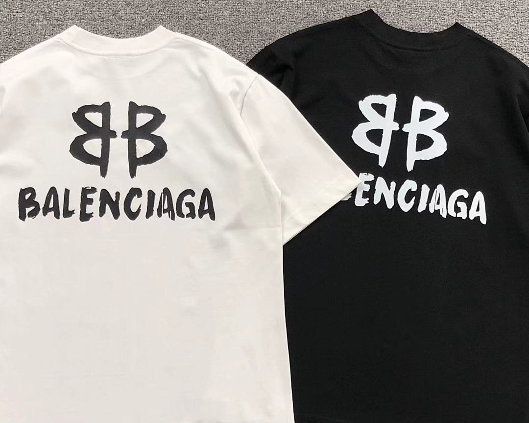 Balenciaga 95 B⭐L⭐⭐⭐IA⭐A T-SHIRT 502172581 (Im 170Cm 57Kg I Wear Size 1 In The Phot) - Image 6
