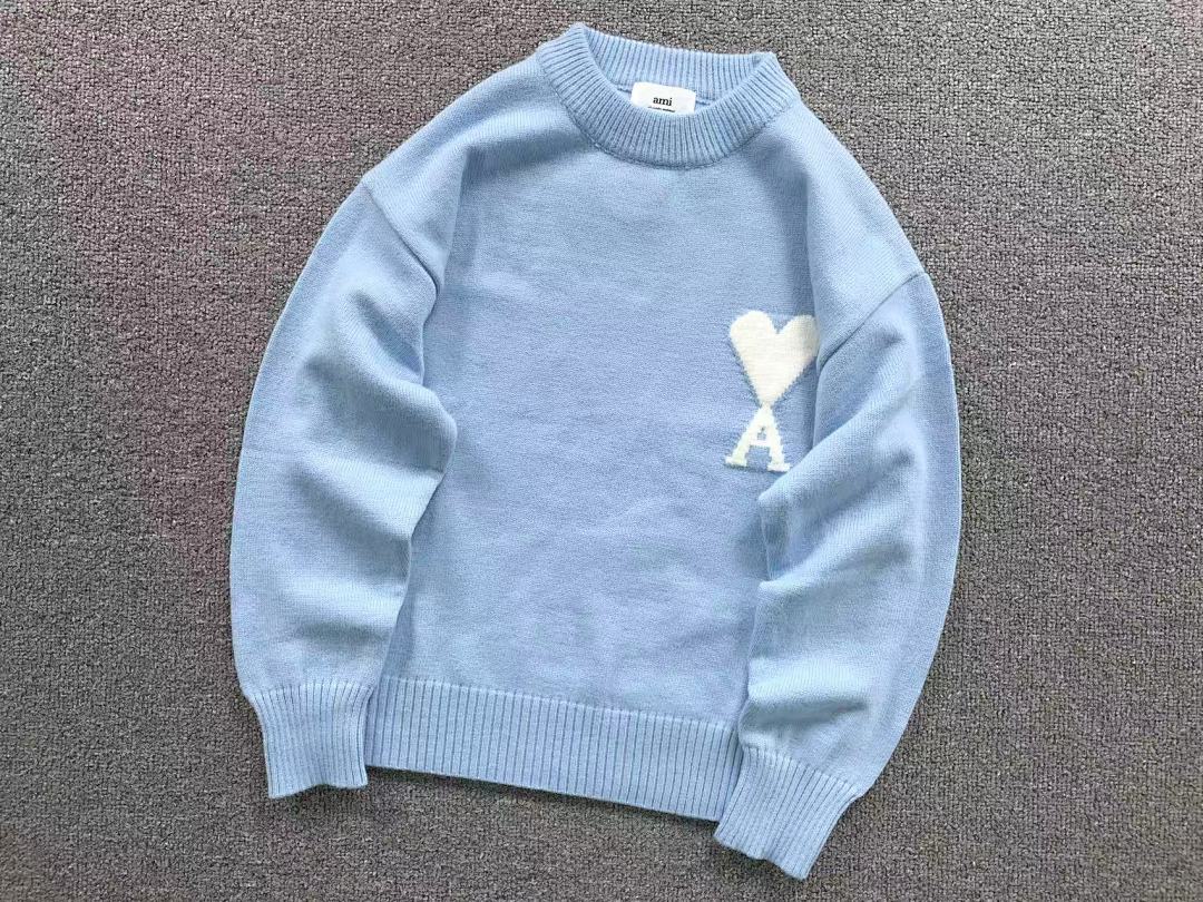 AMI 138 AMI SWEATER 3110071117 (Im 170Cm 60Kg I Wear Size S In The Phot) - Image 16