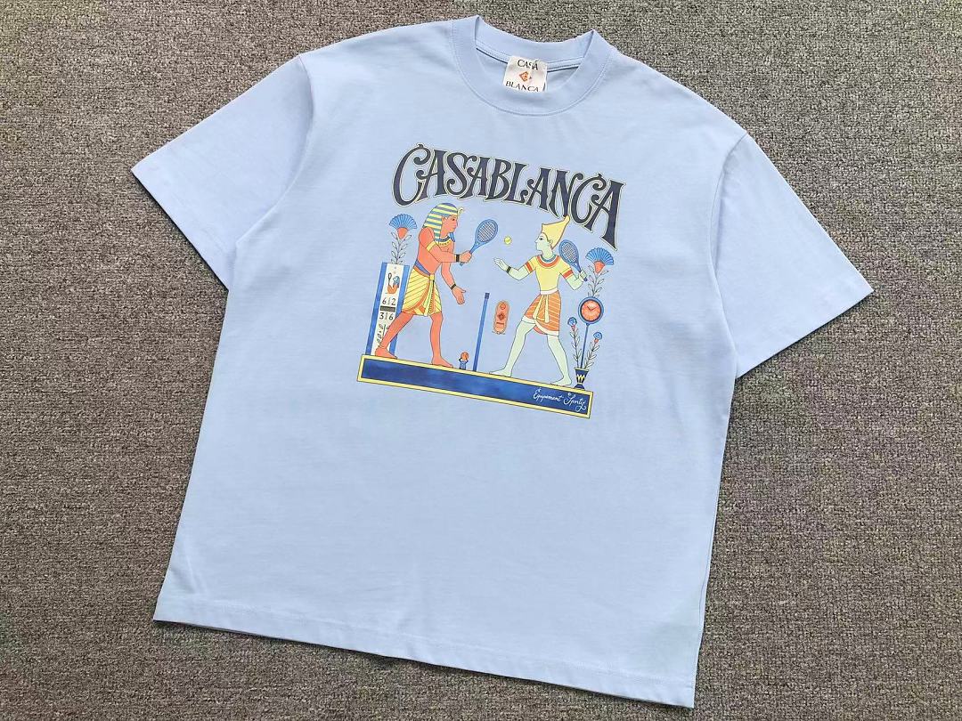 Casablanca 105 CASABLANCA T-SHIRT 52062601127 (Im 170Cm 60Kg I Wear Size L In The Phot) - Image 18