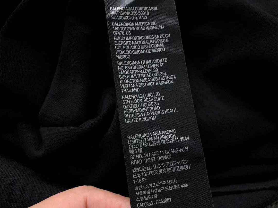 Balenciaga 125 B⭐L⭐⭐⭐IA⭐A T-SHIRT 42040807163 (Im 170Cm 60Kg I Wear Size XS In The Phot) - Image 18