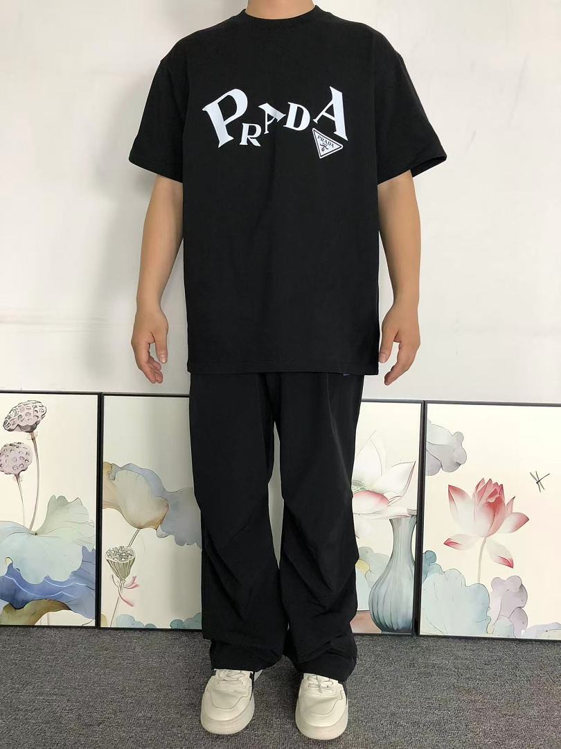 Prada 128 P⭐A⭐A T-SHIRT 3204223121 (Im 170Cm 60Kg I Wear Size M In The Phot) - Image 3