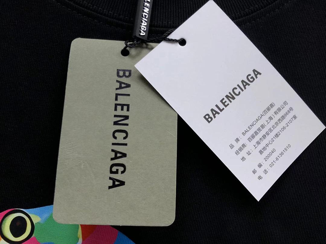 Balenciaga 95 B⭐L⭐⭐⭐IA⭐A T-SHIRT 502171881 (Im 170Cm 57Kg I Wear Size 1 In The Phot) - Image 19