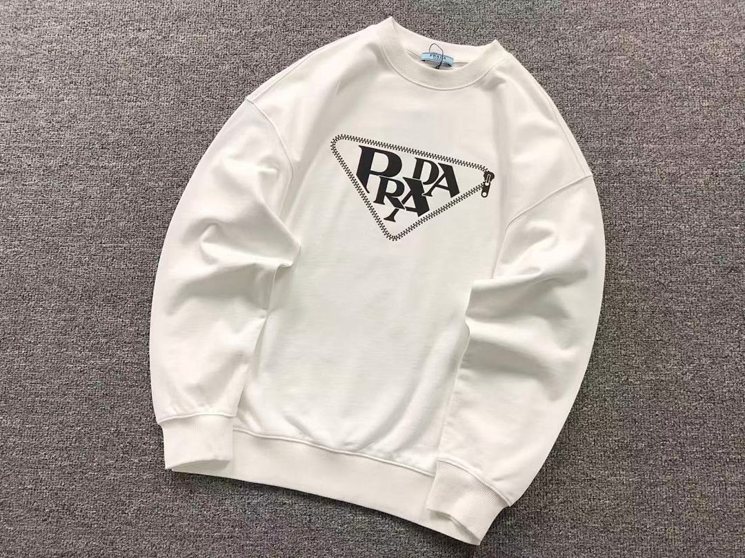Prada 165 P⭐A⭐A HOODIE 5111413147 (Im 170Cm 60Kg I Wear Size M In The Phot) - Image 7