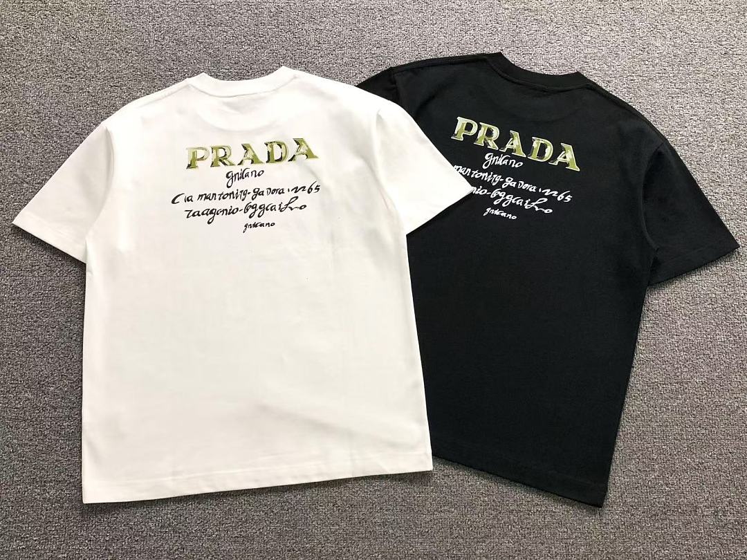 Prada 115 P⭐A⭐A T-SHIRT 3204181721 (Im 170Cm 60Kg I Wear Size M In The Phot) - Image 5