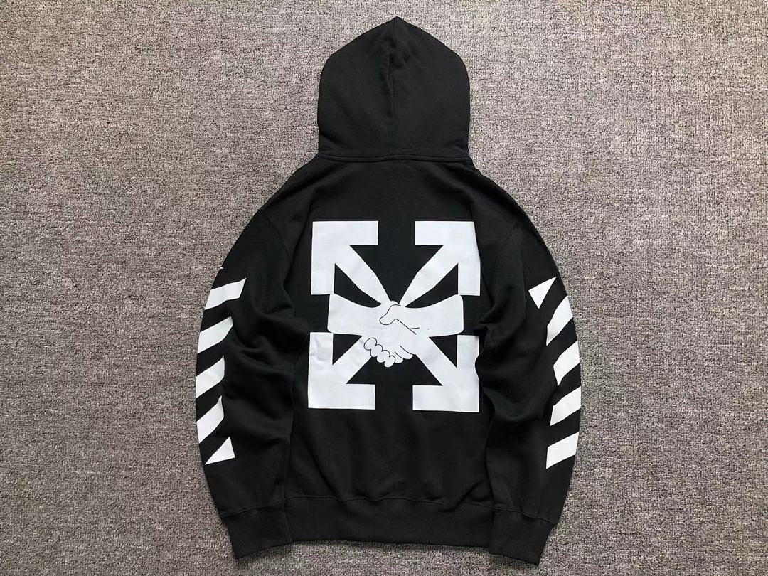Off-White 208 OFF-WHITE (WHITE HOODIE) - Image 3