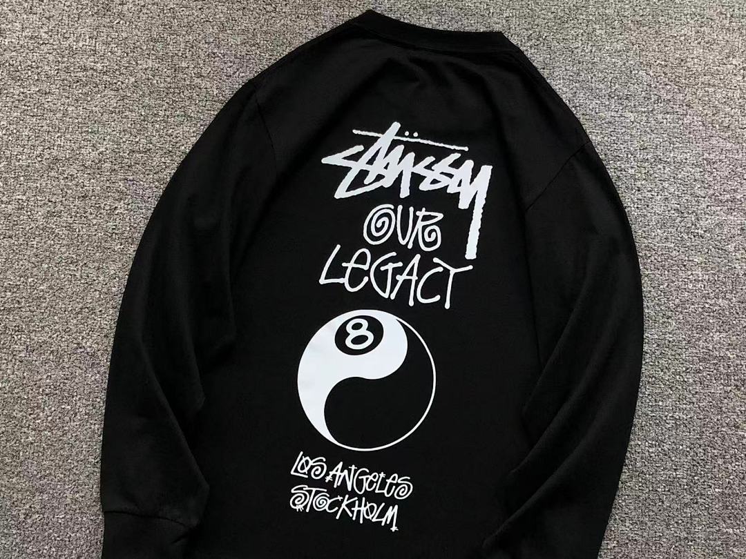 Stussy 115 STUSSY LONG SLEEVED 21101618125 (Im 170Cm 60Kg I Wear Size M In The Phot) - Image 9
