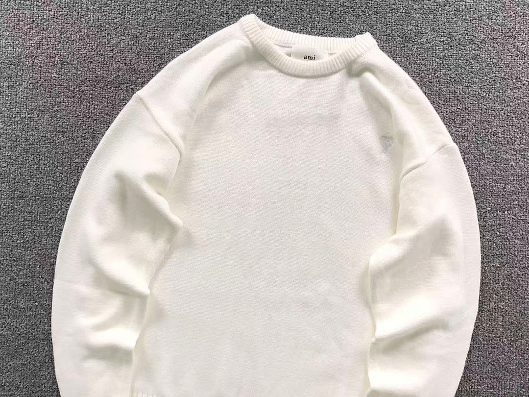 AMI 115 AMI SWEATER 510180688 (Im 170Cm 60Kg I Wear Size S In The Phot) - Image 11