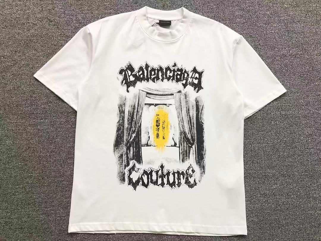 Balenciaga 129 B⭐L⭐⭐⭐IA⭐A T-SHIRT 3206171921 (Im 170Cm 60Kg I Wear Size S In The Phot) - Image 5