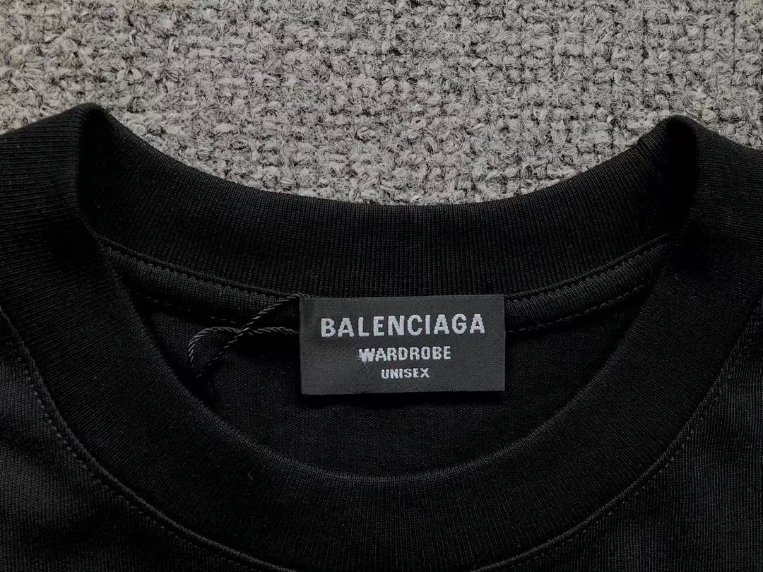 Balenciaga 128 B⭐L⭐⭐⭐IA⭐A T-SHIRT 3203054121 (Im 170Cm 60Kg I Wear Size M In The Phot) - Image 15