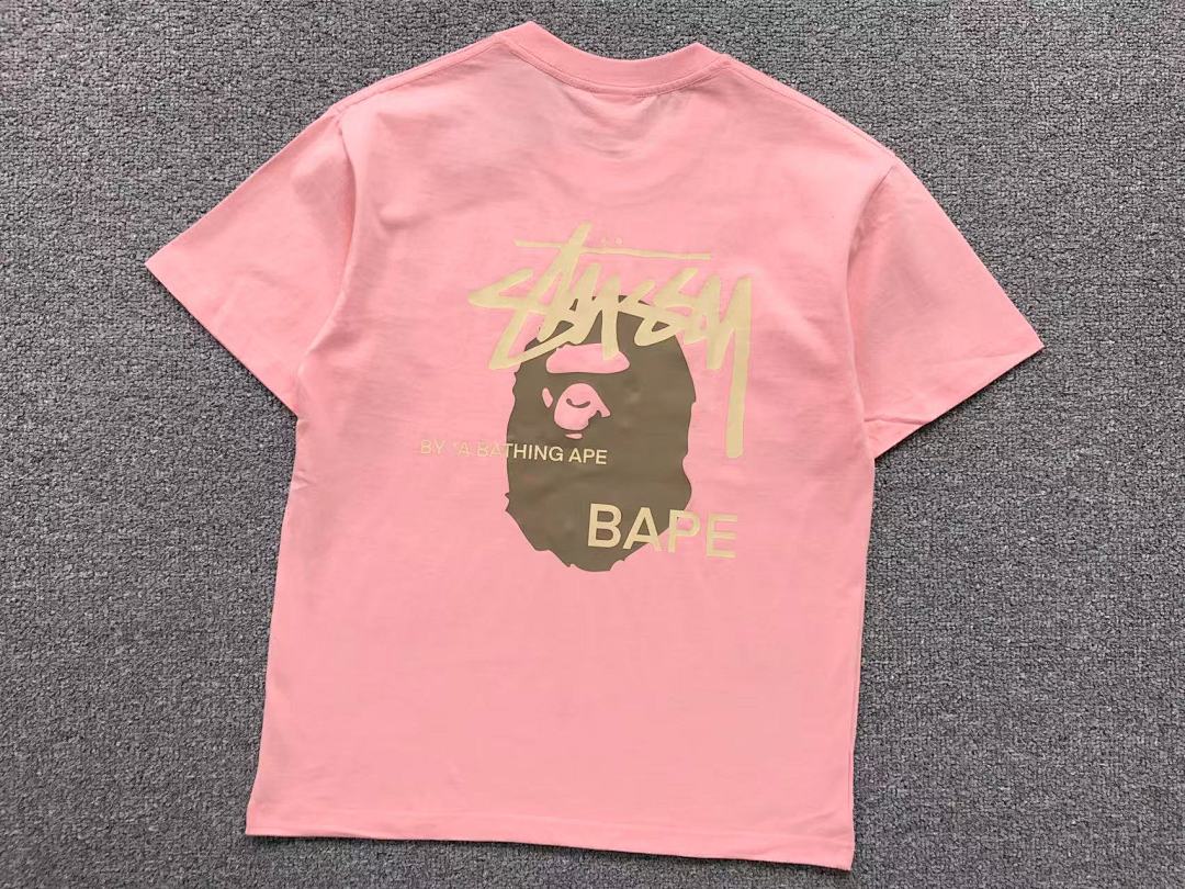 Bape 78 BAPE STUSSY T-SHIRT 1102101142 (Im 170Cm 57Kg I Wear Size S In The Phot) - Image 26