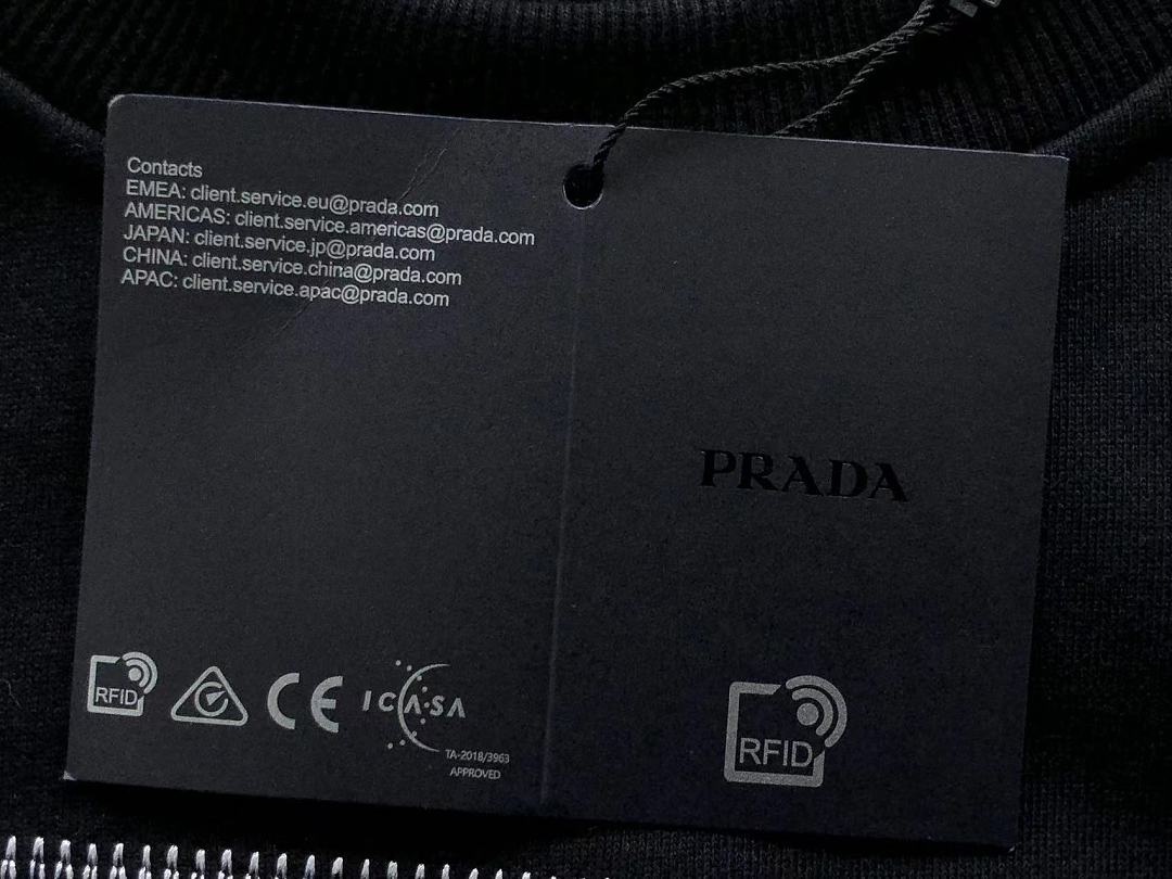 Prada 178 P⭐A⭐A HOODIE 3207240121 (Im 170Cm 60Kg I Wear Size L In The Phot) - Image 17