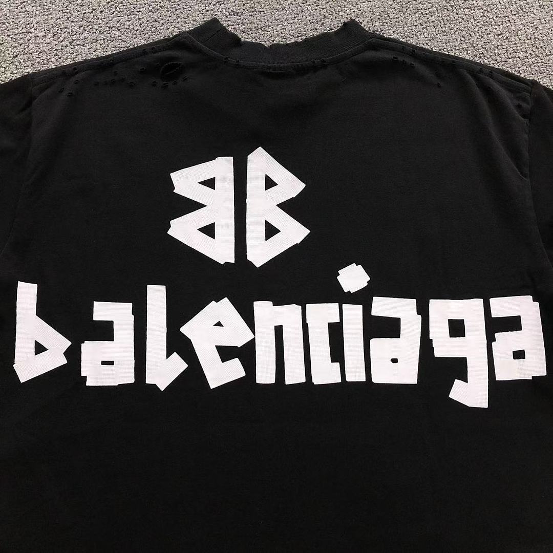 Balenciaga 135 B⭐L⭐⭐⭐IA⭐A T-SHIRT 42042601163 (Im 170Cm 60Kg I Wear Size XS In The Phot) - Image 18
