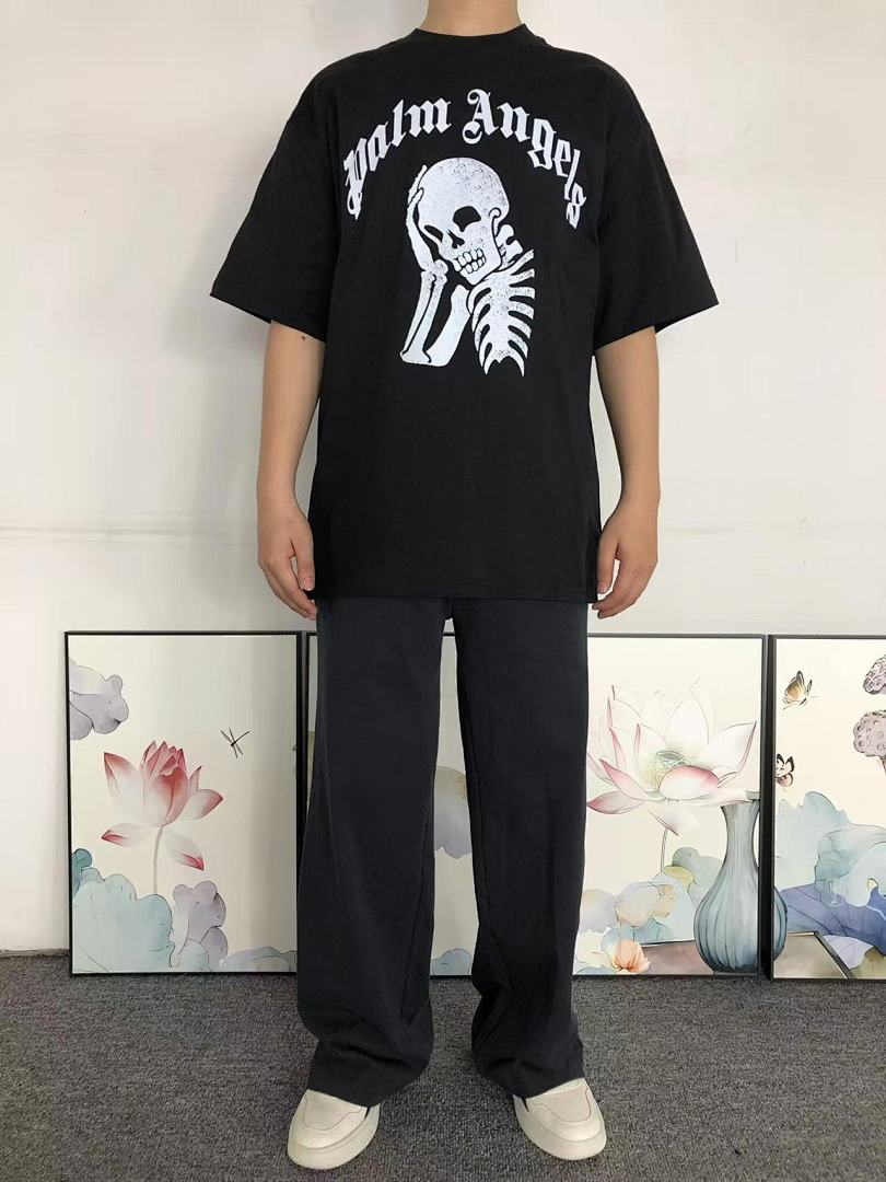 Palm Angels 68 PALM ANGELS T-SHIRT 41060947121 (Im 170Cm 60Kg I Wear Size L In The Phot) - Image 3