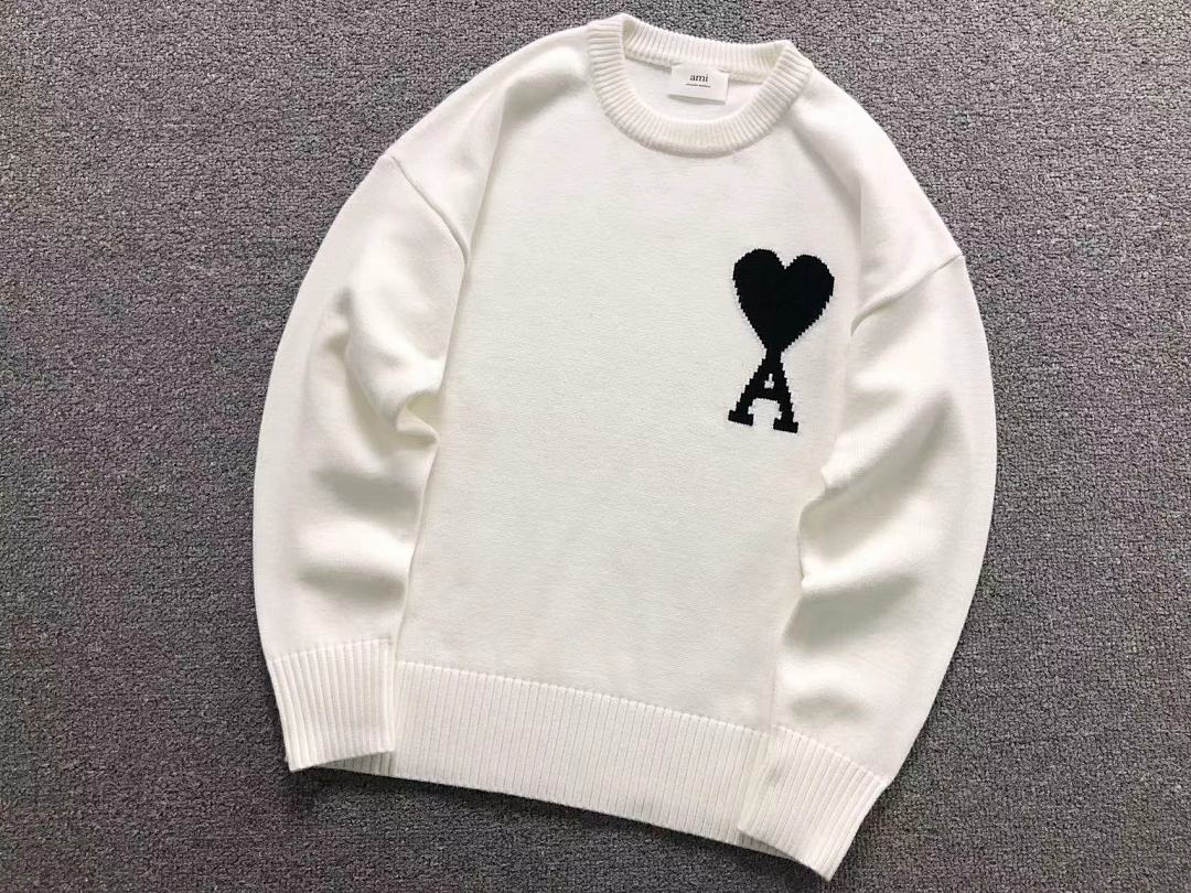 AMI 178 AMI SWEATER 4120202135 (Im 170Cm 60Kg I Wear Size S In The Phot) - Image 12