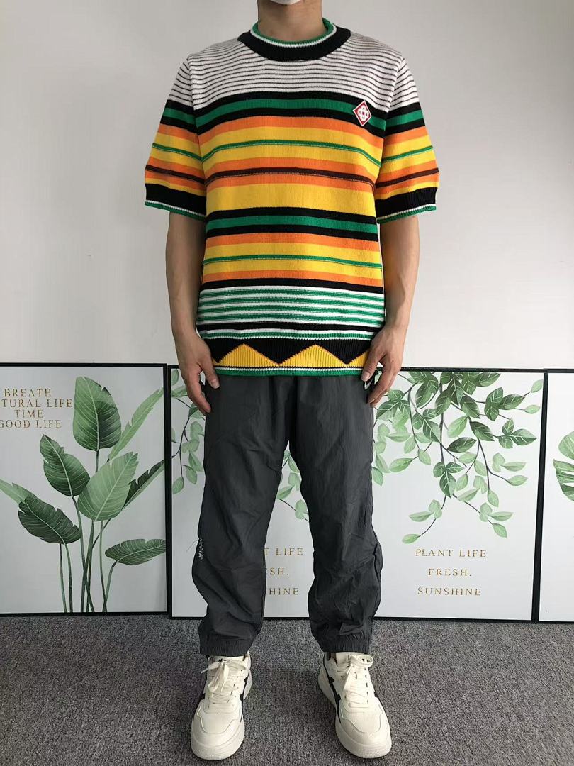Casablanca 126 CASABLANCA SWEATER T-SHIRT 212061748 (Im 170Cm 57Kg I Wear Size L In The Phot) - Image 3