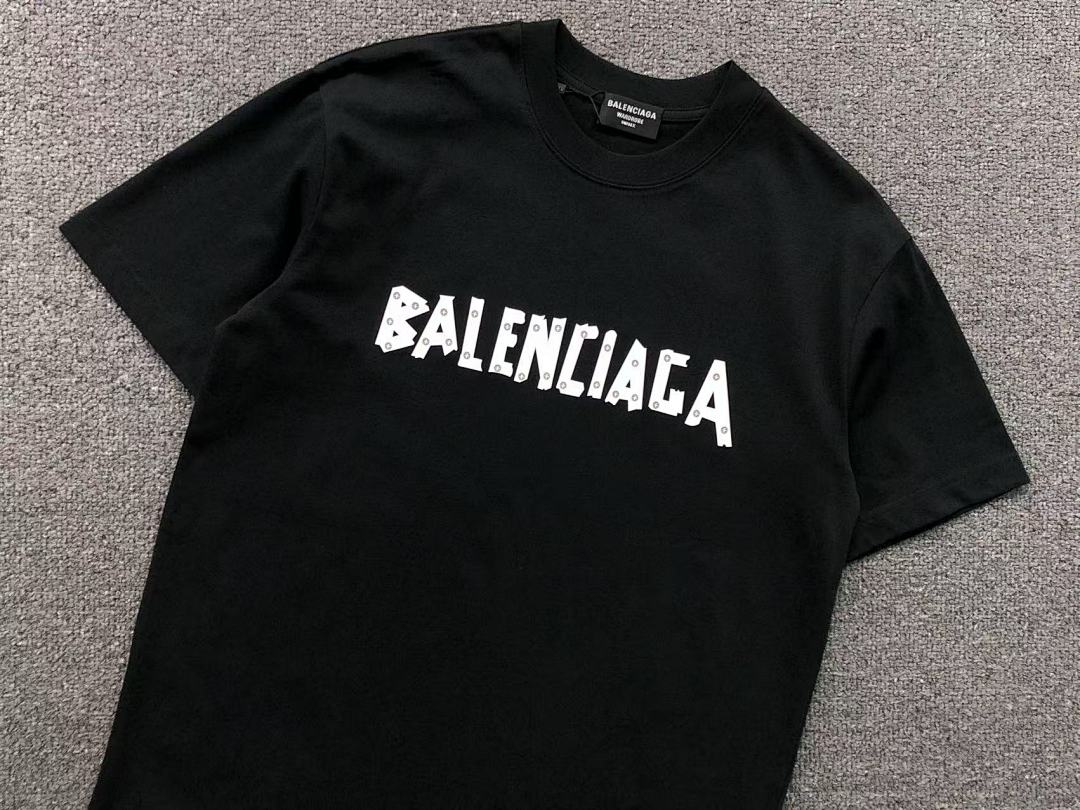Balenciaga 115 B⭐L⭐⭐⭐IA⭐A T-SHIRT 212221421 (Im 170Cm 55Kg I Wear Size M In The Phot) - Image 15