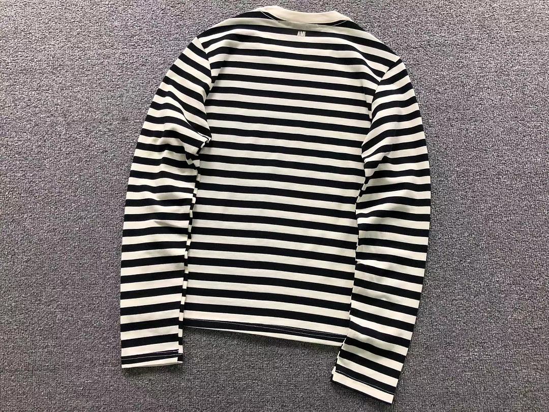 AMI 129 AMI LONG SLEEVED 3209031217 (Im 170Cm 60Kg I Wear Size S In The Phot) - Image 13