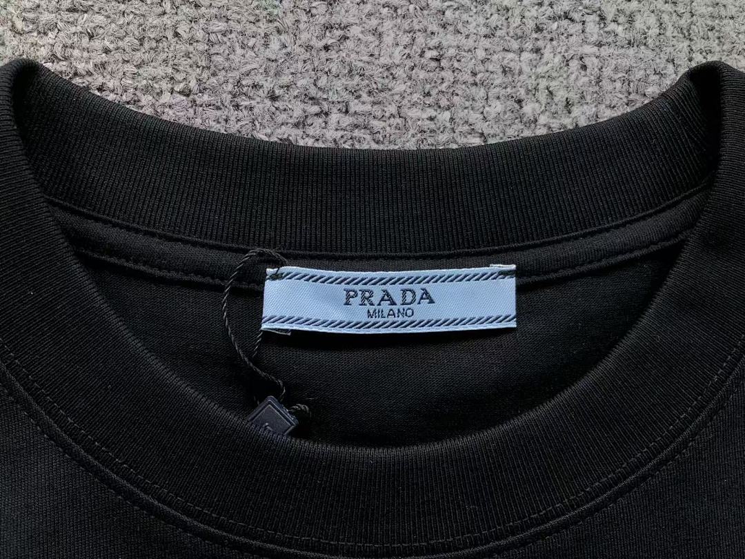 Prada 95 P⭐A⭐A T-SHIRT 3203145003 (Im 170Cm 60Kg I Wear Size M In The Phot) - Image 16