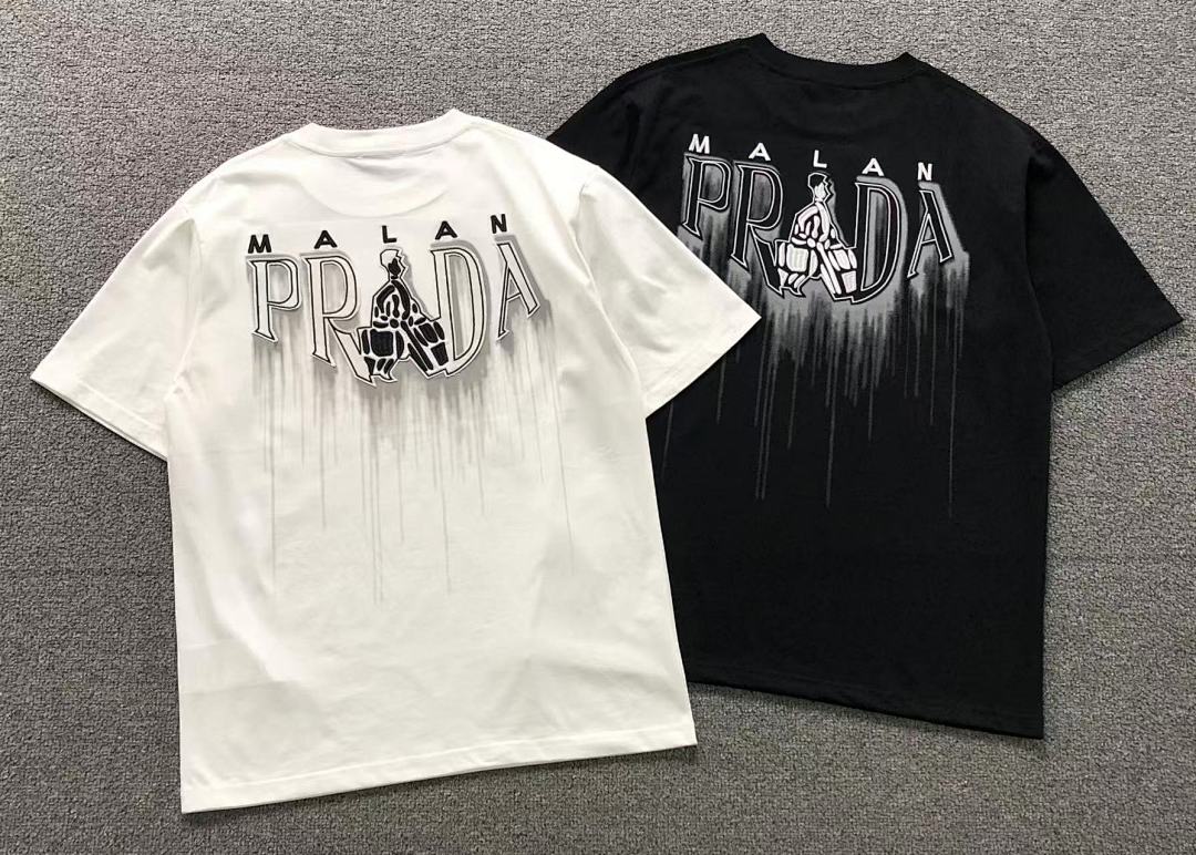 Prada 98 P⭐A⭐A T-SHIRT 3204091303 (Im 170Cm 65Kg I Wear Size M In The Phot) - Image 5