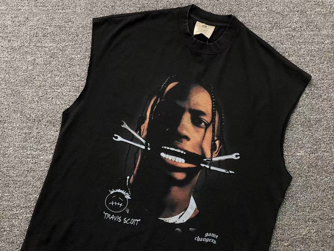Travis Scott 108 VINTAGE TRAVIS SCOTT VEST 4104050417 (Im 170Cm 60Kg I Wear Size M In The Phot) - Image 7