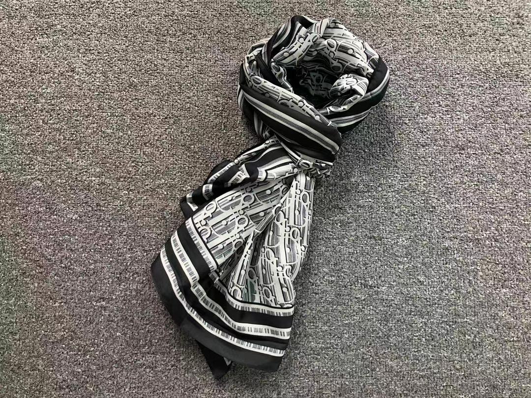 Dior 68 D⭐O⭐ SCARF 2203170776 (Long 180CM* Wide 90CM*) - Image 5