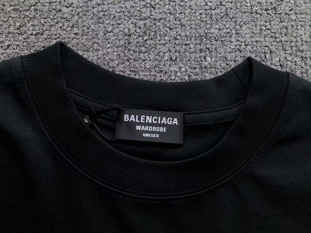 Balenciaga 118 B⭐L⭐⭐⭐IA⭐A T-SHIRT 5232411147 (Im 170Cm 60Kg I Wear Size M In The Phot) - Image 26