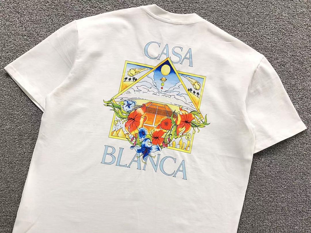 Casablanca 88 CASABLANCA T-SHIRT 123280432 (Im 170Cm 60Kg I Wear Size L In The Phot) - Image 8