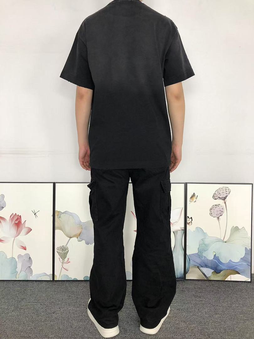 Balenciaga 115 B⭐L⭐⭐⭐IA⭐A T-SHIRT 56241581 (Im 170Cm 60Kg I Wear Size S In The Phot) - Image 4