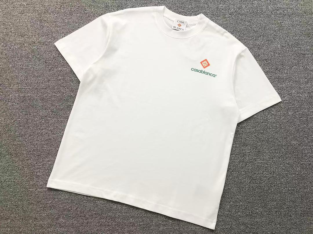 Casablanca 105 CASABLANCA T-SHIRT 52062606127 (Im 170Cm 60Kg I Wear Size L In The Phot) - Image 8