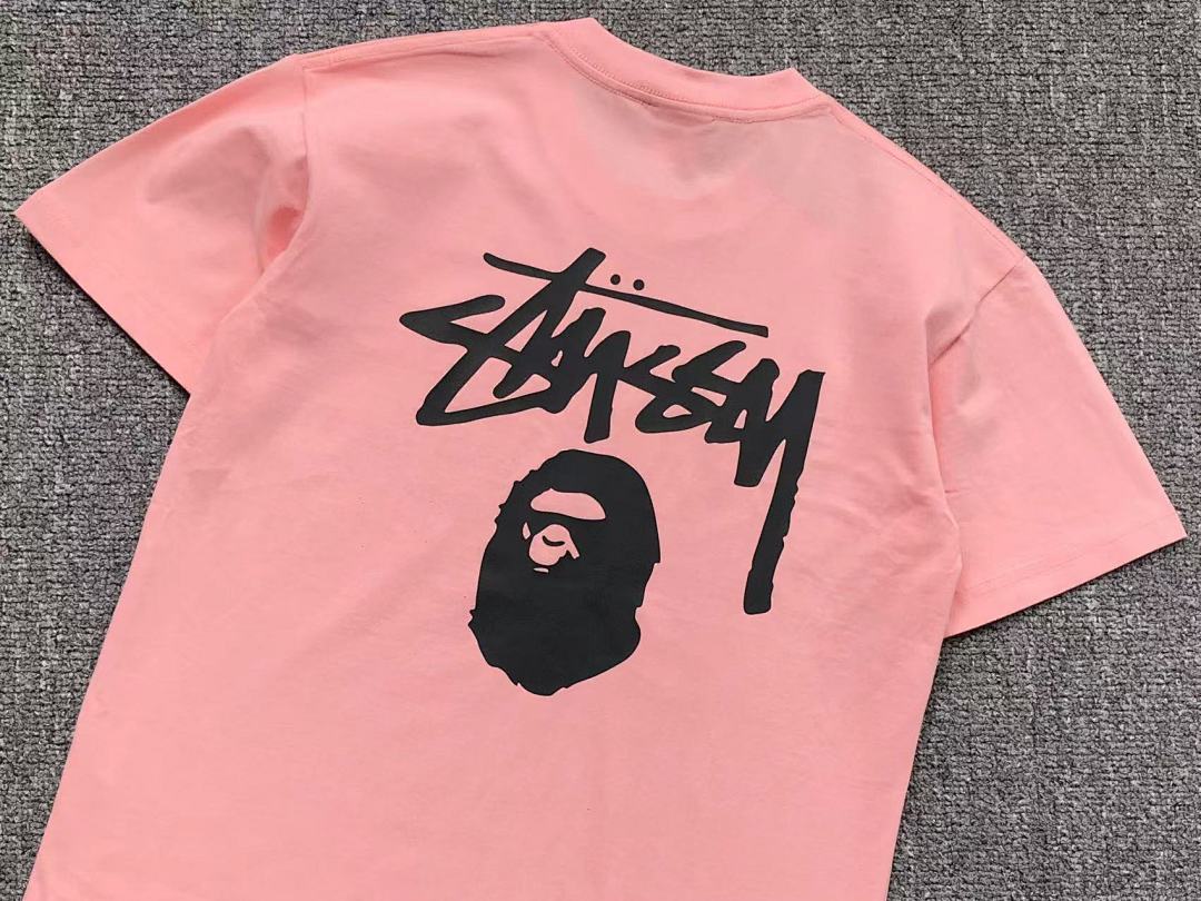 Bape 78 BAPE STUSSY T-SHIRT 1102091142 (Im 170Cm 55Kg I Wear Size S In The Phot) - Image 7