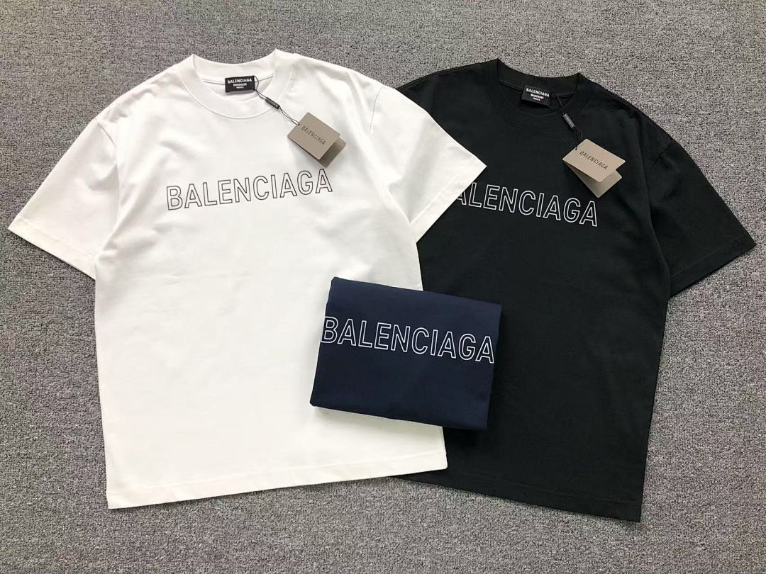 Balenciaga 108 B⭐L⭐⭐⭐IA⭐A T-SHIRT 411142121 (Im 170Cm 57Kg I Wear Size M In The Phot) - Image 19