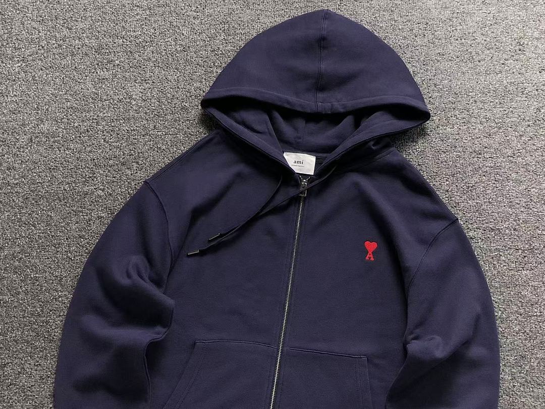 AMI 208 AMI HOODIE 22082709001 (Im 170Cm 60Kg I Wear Size M In The Phot) - Image 11
