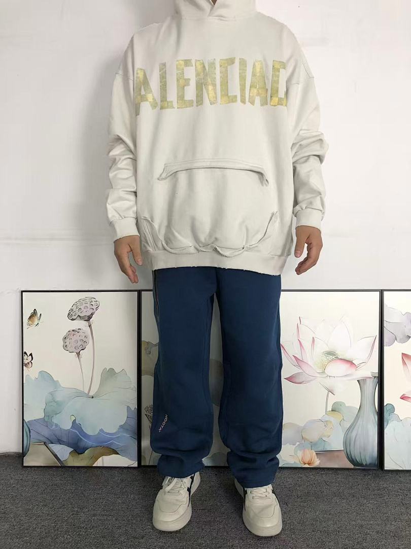 Balenciaga 235 B⭐L⭐⭐⭐IA⭐A HOODIE 4122702163 (Im 170Cm 60Kg I Wear Size XS In The Phot) - Image 3