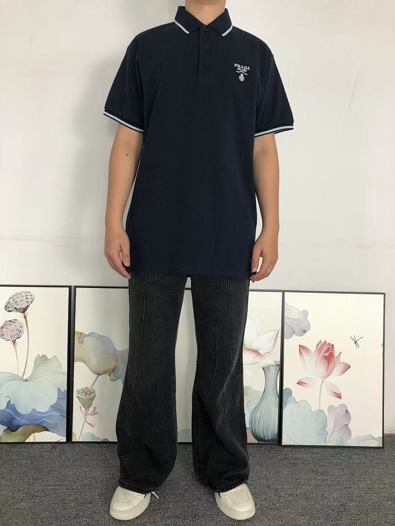 Prada 138 P⭐A⭐A POLO 5102707147 (Im 170Cm 60Kg I Wear Size M In The Phot) - Image 3