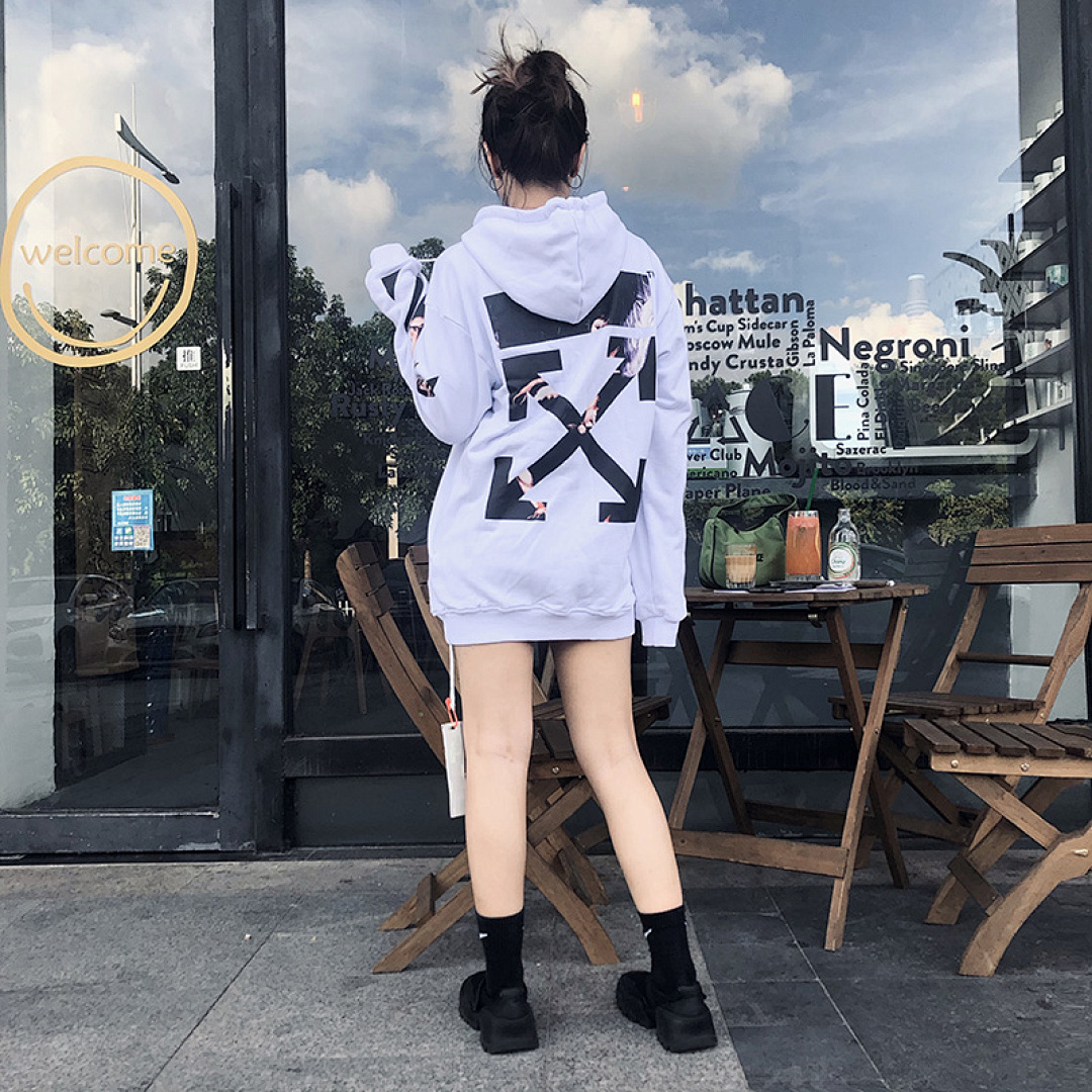 Off-White 126 OFF-WHITE (WHITE HOODIE) - Image 46