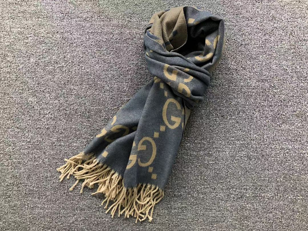 Gucci 98 G⭐C⭐I SCARF 581201102 (Long 180CM* Wide 65CM*) - Image 13