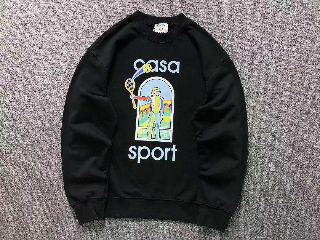 Casablanca 135 CASABLANCA HOODIE 3208090421 (Im 170Cm 60Kg I Wear Size M In The Phot) - Image 9