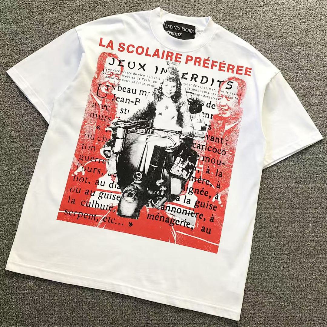 Chanel 88 ENFANTS RICHES DEPRIMES T-SHIRT 5122423162 (Im 170Cm 60Kg I Wear Size M In The Phot)