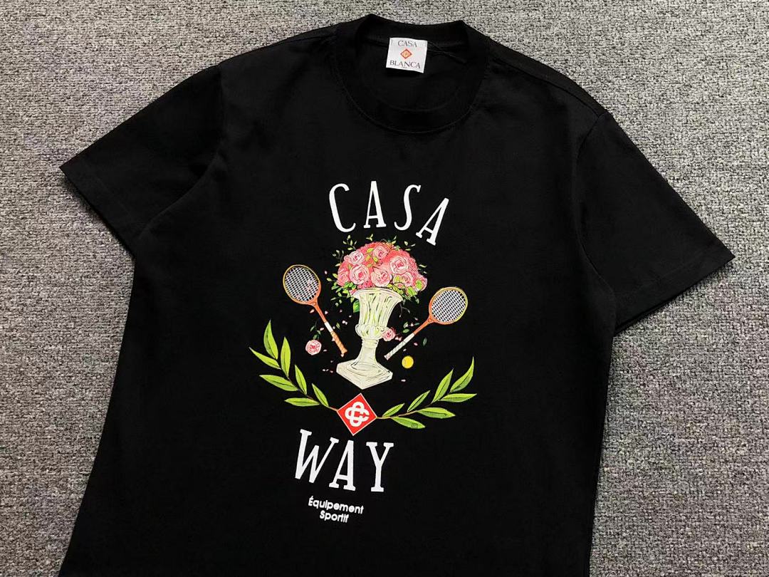 Casablanca 85 CASABLANCA T-SHIRT 1112051232 (Im 170Cm 60Kg I Wear Size M In The Phot) - Image 9
