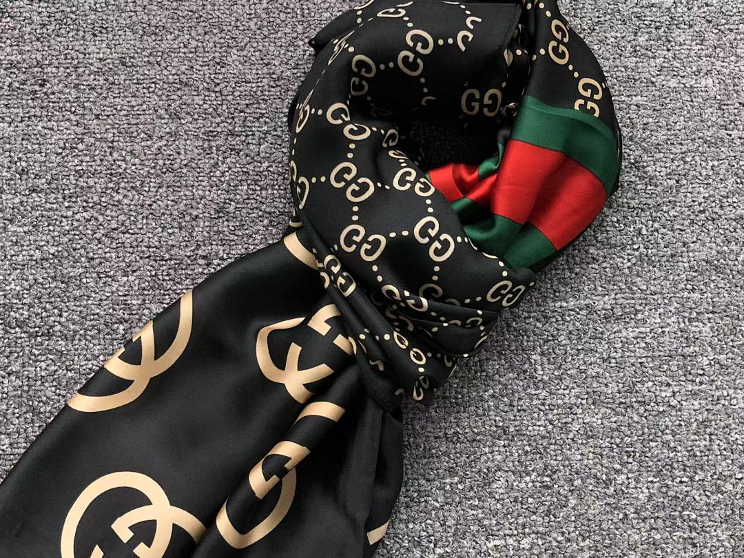 Gucci 85 G⭐C⭐I SCARF 31062822102 (Long 180CM* Wide 90CM*) - Image 5