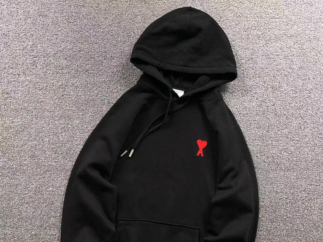 AMI 168 AMI HOODIE 3110170421 (Im 170Cm 60Kg I Wear Size M In The Phot) - Image 9