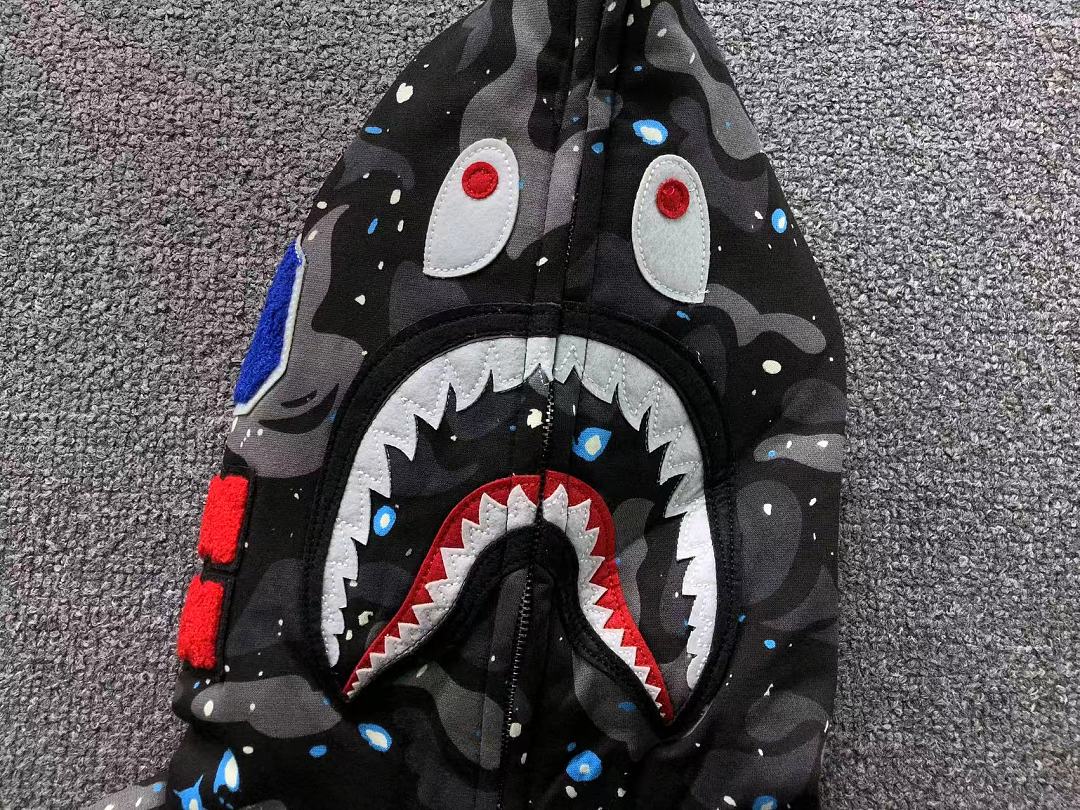 Bape 135 BAPE HOODIE 52070714158 (Im 170Cm 60Kg I Wear Size 3XL In The Phot) - Image 8