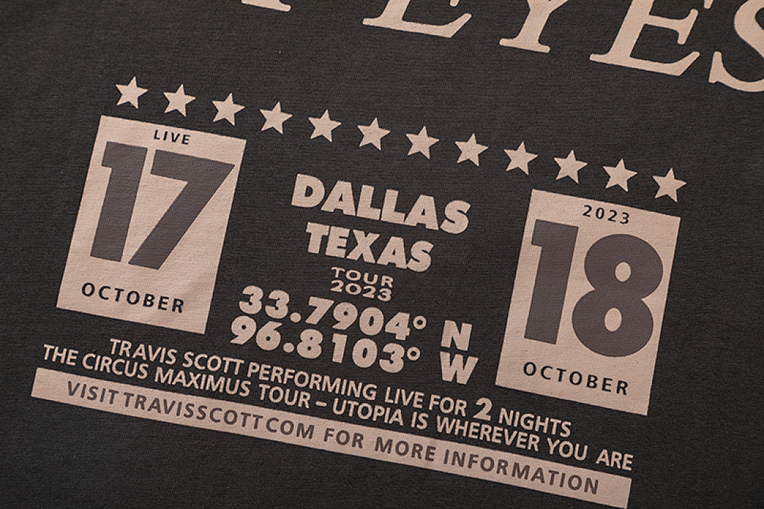 Travis Scott 79 TRAVIS SCOTT CACTUS JACK T-SHIRT - Image 5