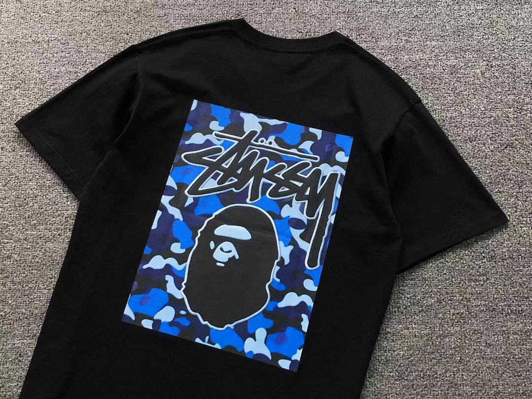 Bape 85 BAPE STUSSY T-SHIRT 3111050421 (Im 170Cm 60Kg I Wear Size M In The Phot) - Image 9